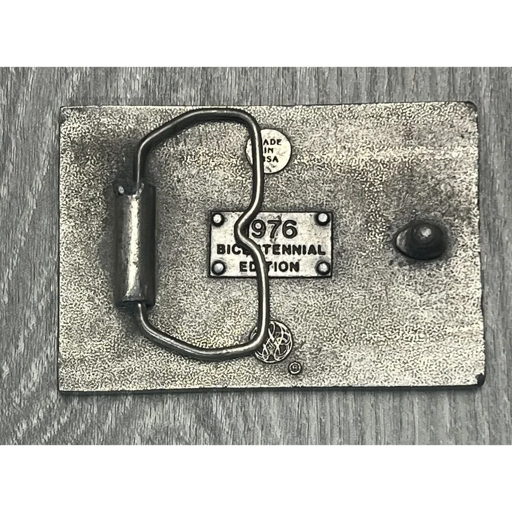 Vintage Hercules Powder Company 1912 Belt Buckle Mens Pewter Made USA 1976
